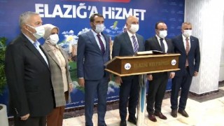 Ulaştırma ve Altyapı Bakanı Karaismailoğlu, Elazığ AK Parti İl Başkanlığında konuştu