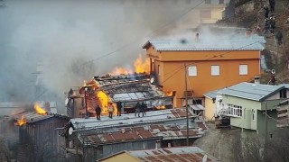 Rize’de Gölyayla köyünde çıkan yangın kontrol altına alındı