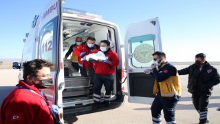 Sivas’ta ambulans uçak kalp hastası 12 günlük bebek için havalandı