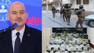 Bakan Soylu: Cumhuriyet tarihi rekoru kırarak 22 ton eroin ele geçirdik