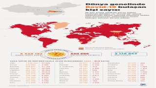 GRAFİKLİ Dünya genelinde Kovid19 bulaşan kişi sayısı 5 milyon 300 bini aştı