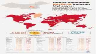 GRAFİKLİ Dünya genelinde Kovid19 bulaşan kişi sayısı 5 milyon 407 bini aştı