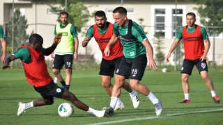 Konyaspor, Gençlerbirliği maçı hazırlıklarını sürdürdü