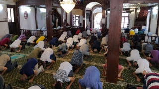 Kuzey Makedonya’da Ayasofyai Kebir Camii Şerifi için şükür secdesi yapıldı