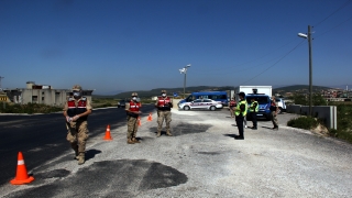 Jandarmadan bayram öncesi drone ile trafik denetimi