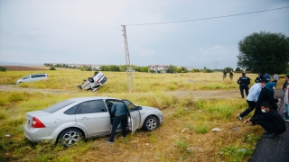 Eskişehir’de otomobille çarpışan hafif ticari araçtaki 4 kişiden biri öldü