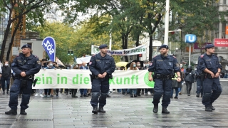 Avusturya’da çevrecilerden iklim protestosu