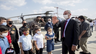 Şehit çocukları TEKNOFEST kapsamında helikopterle şehir turu yaptı