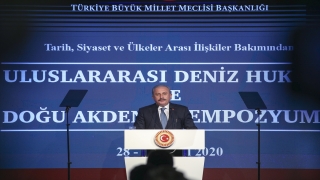 TBMM Başkanı Şentop: ”(Doğu Akdeniz) Türkiye, kendi haklarını aradığı kadar bu alanda ve sahada adil bir paylaşımın, hakça bir dağılımın olmazsa olmaz bir barış zemininde gerçekleşmesi için vardır.”