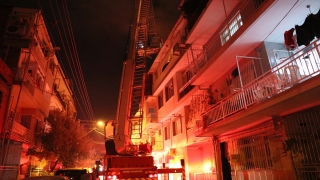 İzmir’de tüp patlaması sonucu evde hasar oluştu