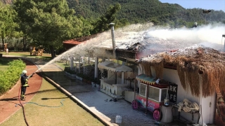 Muğla’da iş yerinde çıkan yangın söndürüldü