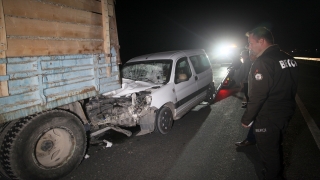 Erzincan’da trafik kazası: 1 yaralı