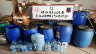 Kırıkkale’de 1150 litre sahte rakı ve şarap ele geçirildi