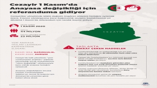 Cezayir 1 Kasım’da Anayasa değişikliği için referanduma gidiyor