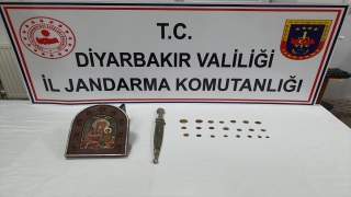 Diyarbakır’da tarihi eser operasyonunda 5 zanlı suçüstü yakalandı