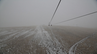 Erciyes Dağı’na kar yağdı