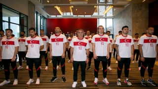 A Milli Futbol Takımı, Büyük Önder Atatürk’ü andı