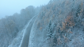 Kastamonu’ya mevsimin ilk karı düştü