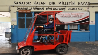 Muğla’da meslek lisesi öğretmenlerinden engelliler için özel araç