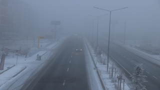 Erzurum ile Ağrı’da soğuk hava ve sis etkili oldu