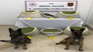 Bingöl’de 117 kilogram esrar ele geçirildi