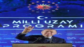 Cumhurbaşkanı Erdoğan: ”Bugün yeryüzünde adaleti tesis etmenin yolu gökyüzünde güçlü bir şekilde var olmaktan geçiyor.”