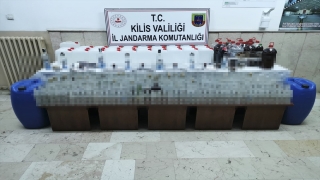 Kilis’te 220 litre sahte içki ele geçirilen operasyonda bir şüpheli gözaltına alındı