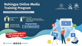 YTB ve AA iş birliğinde düzenlenen “Rohingya Online Medya Eğitim Programı” sona erdi