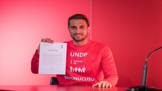 Milli futbolcu Yusuf Yazıcı, UNDP Türkiye’nin ”Yoksullukla Mücadele Savunucusu” oldu