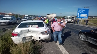 Tekirdağ’da zincirleme trafik kazasında 7 kişi yaralandı