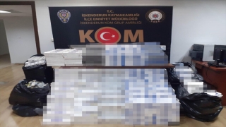 Hatay’da 12 bin 420 paket kaçak sigara ele geçirildi