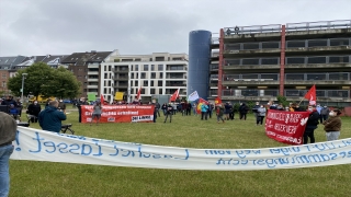 Almanya’da toplanma ve gösteri hakkını kısıtlayacağı ileri sürülen yasa tasarısı protesto edildi