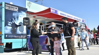 Konya Bilim Festivali’nde Narkotır ve Emniyet Kemeri Simülasyon Aracı ilgi gördü