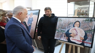 Hatay’da Türk Kızılayın ”Göç ve Çocuk” konulu resim sergisi açıldı