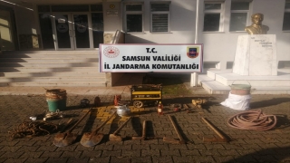 Samsun’da kaçak kazı operasyonu