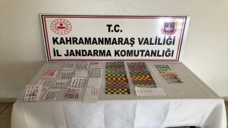 Kahramanmaraş’ta kahvehanede kumar oynayan 20 kişiye ceza kesildi