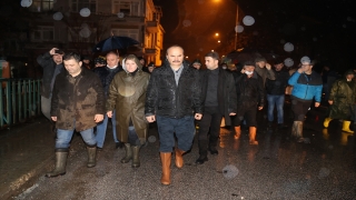 Edirne’nin Uzunköprü ilçesinde dere taştı