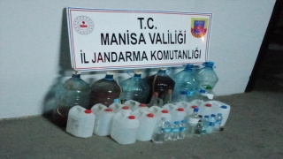 Manisa’da 160 litre kaçak içki ele geçirildi