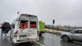 Arnavutköy’deki trafik kazasında 9 kişi yaralandı