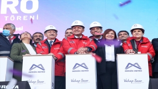 CHP Genel Başkanı Kılıçdaroğlu, Mersin’de metro temel atma töreninde konuştu: