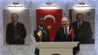 İçişleri Bakanı Soylu, Senegal İçişleri Bakanı Diome ile görüştü