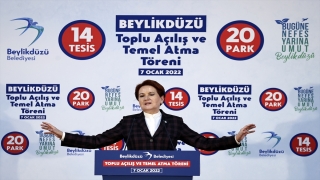 İYİ Parti Genel Başkanı Akşener, Beylikdüzü’nde Toplu Açılış ve Temel Atma Töreni’nde konuştu: