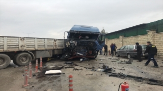 Gaziantep’te zincirleme trafik kazasında 1 kişi yaralandı