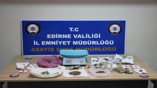 Edirne’de uyuşturucuyla yakalanan şüpheli tutuklandı