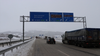 DenizliAntalya kara yolu tek yönlü ulaşıma kapandı