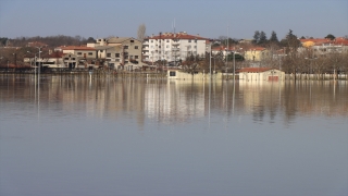 Ergene Nehri’nin debisi Kırklareli’nde düşerken, Edirne’de artışını sürdürüyor