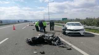 Aydın’da otomobille çarpışan motosikletin sürücüsü öldü, 1 kişi yaralandı