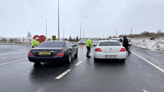 AksarayNevşehir kara yolu kar nedeniyle kapandı