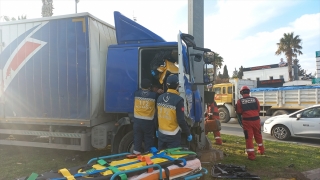 Bodrum’da kaza yapan kamyonet sürücüsü ağır yaralandı