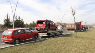 Kayseri’de zincirleme trafik kazasında bir kişi yaralandı